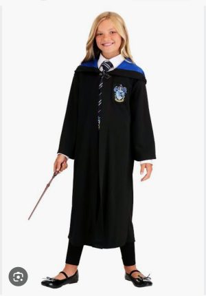 HARRY POTTER BLUE TIE Ravenclaw Harry Potter Fancy Dress Costume - 5 Piece