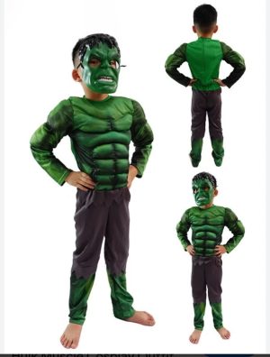 Hulk Muscle Suit For Boys