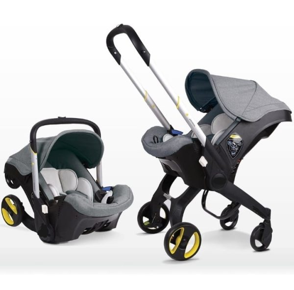 4-in-1 Baby Stroller, Cradle, Car seat & Baby Basket