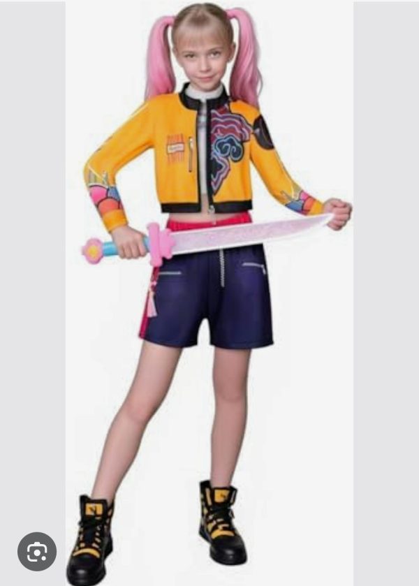 Rum-i K Pop Costume Outfit with Jacket For Girls